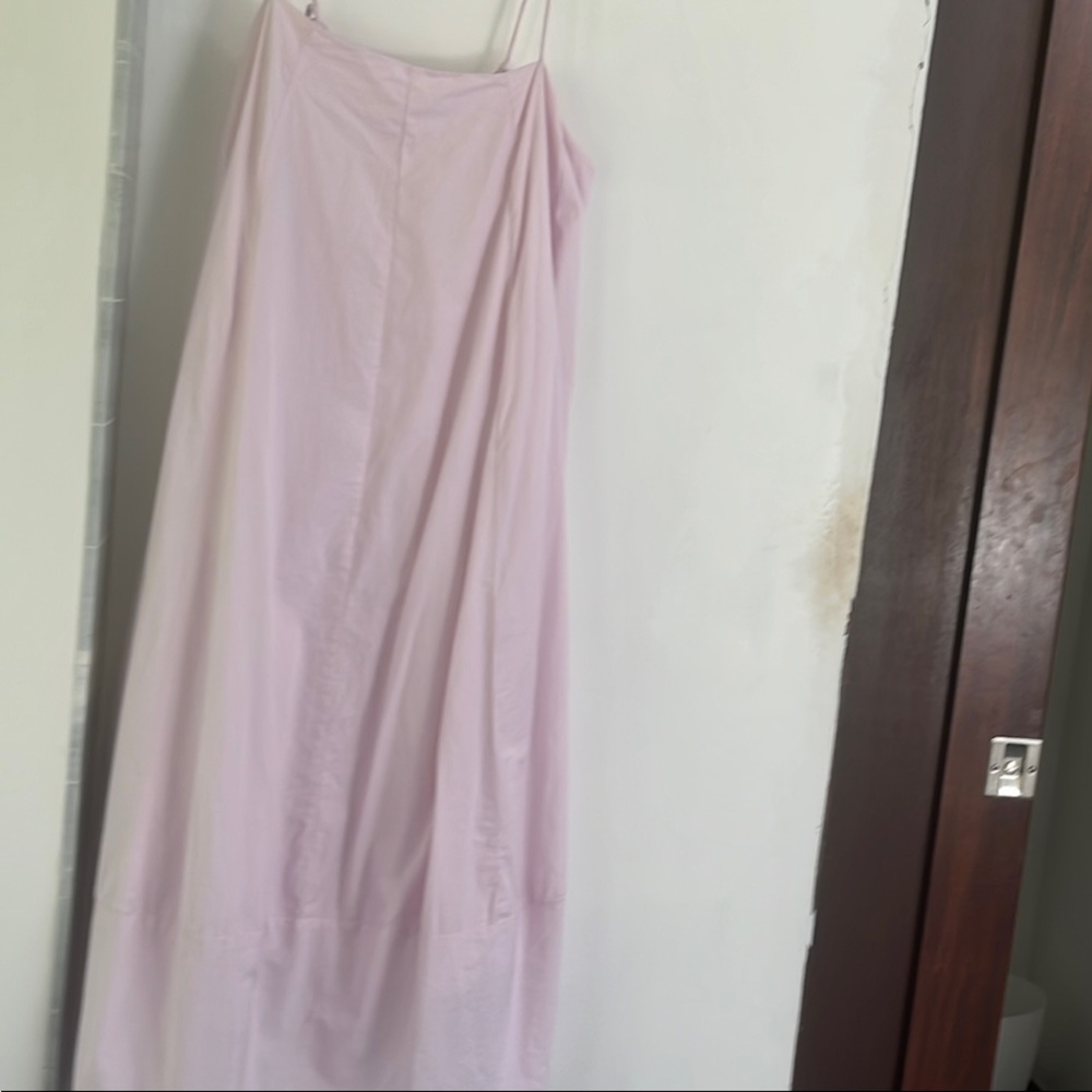 Free People Pink Sleeveless Spaghetti Strap Slip Maxi Dress